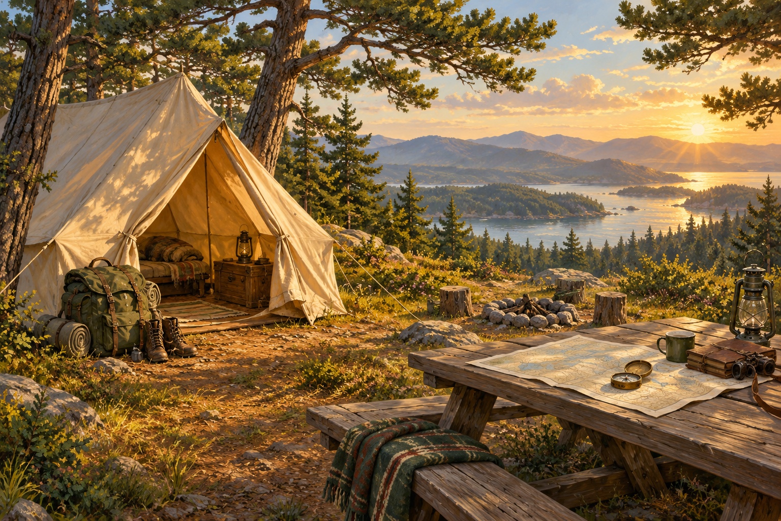 Ilustración de ambientación creada con IA.